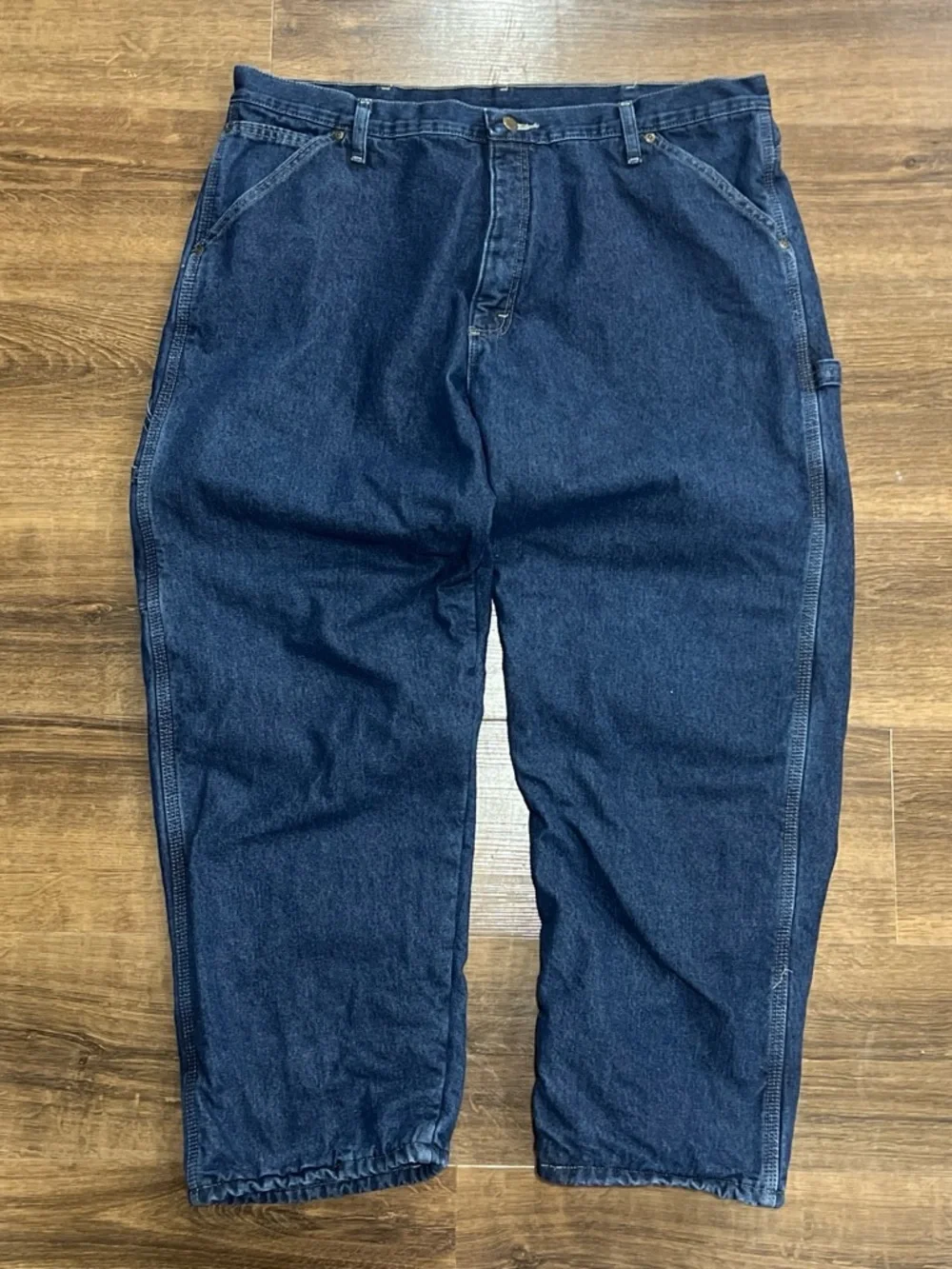 Wrangler Fleece-Lined Denim Carpenter Jeans 38x30